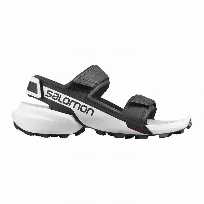 SALOMON SPEEDCROSS Philippines - Men's Sandals - Black/White | 907381-LMQ